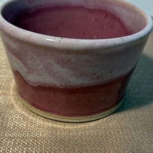 New Handcrafted Pink Pottery  Bowl